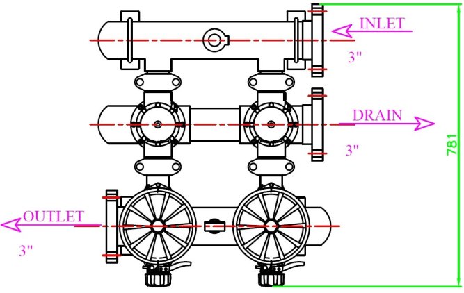 Система фильтрации HF-A2-2-3 130 мкм