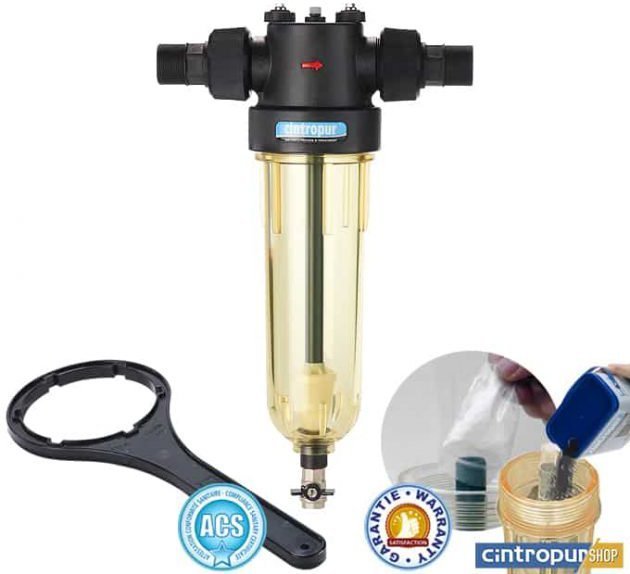 Водоочиститель Cintropur NW 500 (в комплекте с муфт. соединениями) 2" с ключом
