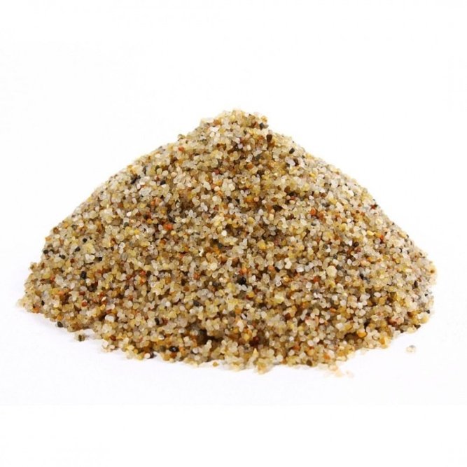 Кварц зернистый 2-5 мм отмытый, 1кг