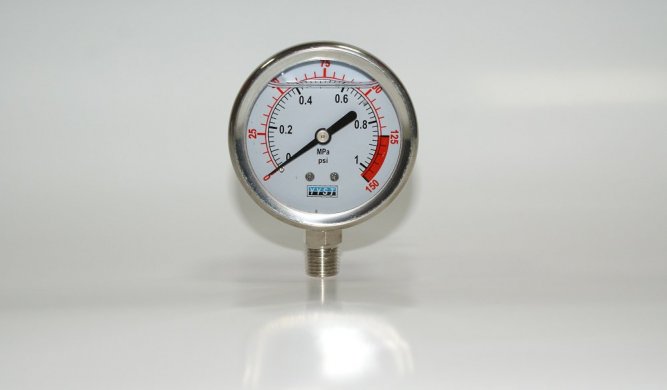 Манометр жидконаполненный радиальный PG 150