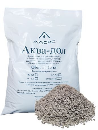 Сорбент Аква-Дол фр 0,7-1,4, 25кг/20 л