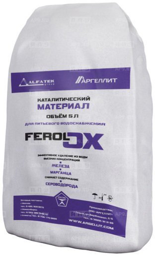 Загрузка каталитический материал Ferolox