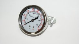 Манометр жидконаполненный осевой PG 400
