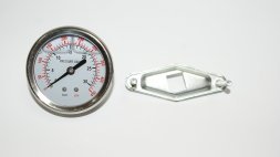Манометр жидконаполненный осевой PG 400