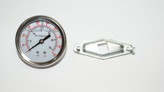 Манометр жидконаполненный осевой PG 400