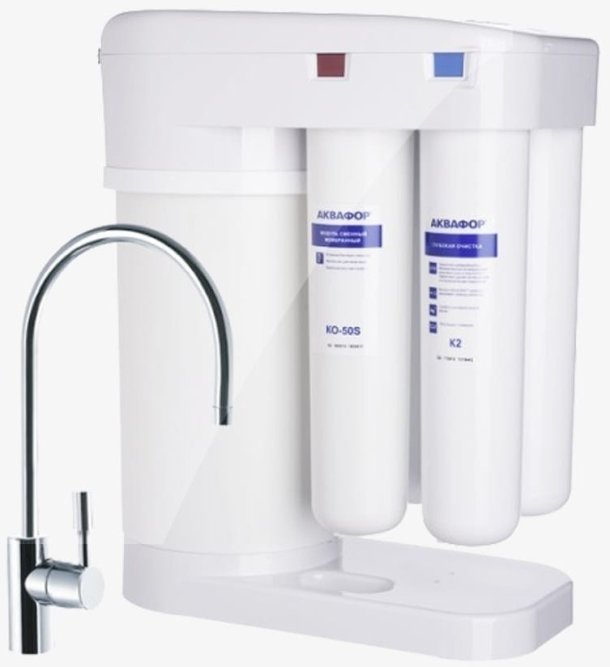 Фильтр для умягчения воды Аквафор WS800-K/0.35 + подарок Морион DWM-101SN
