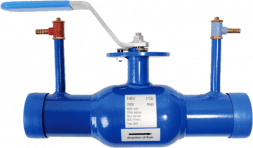 Кран шаровой линейно регулирующий под приварку, DN 32, PN 40, (HBV 113R), КШП, Ст. 20