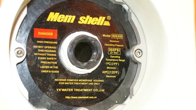 Корпус мембр. стекловол-й FRP-8040-6W side port 300 psi