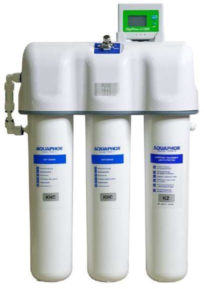 Проточный фильтр с ионообменными модулями и угольным постфильтром Кристалл Soft