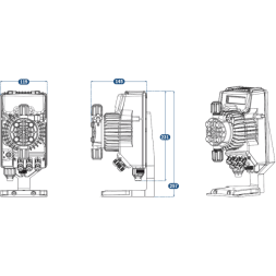 Цифровой дозирующий насос Tekna EVO TPG603NHH0000/EVO