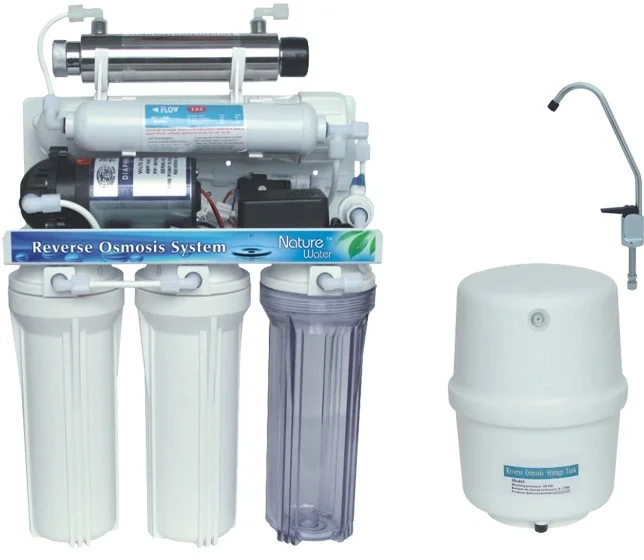 6-ти стадийная система очистки воды с UV лампой A2-UV