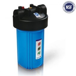 897 10" Синий корпус фильтра Биг Блю с  входом 1 " и  сбросом давления  Китай