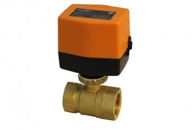 Кран двухходовой с сервоприводом 3/4" Smart