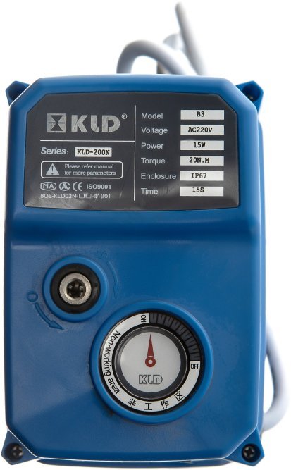 Кран с сервоприводом KLD200 2-х 1 1/4” 220V