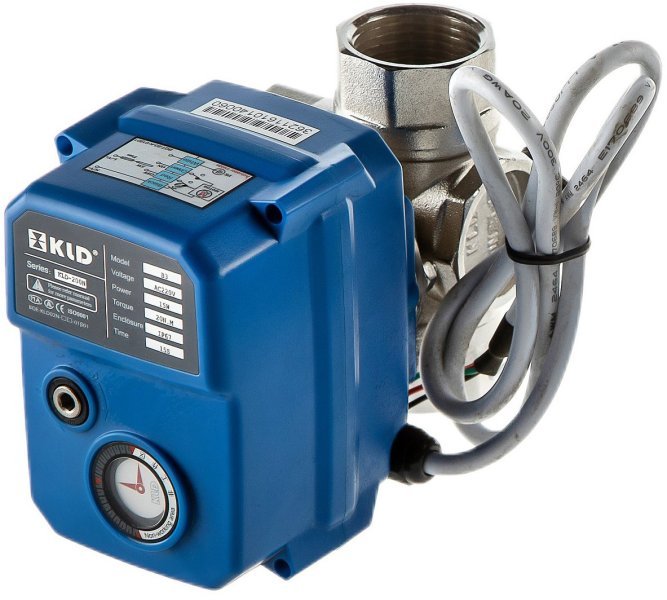 Кран с сервоприводом KLD200 2-х 1 1/4” 220V