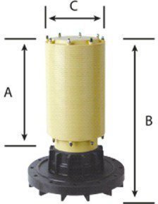 Дистрибьютор верхний H173 (3"BSPP) (36-63” tanks)
