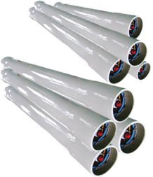 Корпус мембраны стекловолокно RO-FRP-8040-1W (end port, 300 psi)